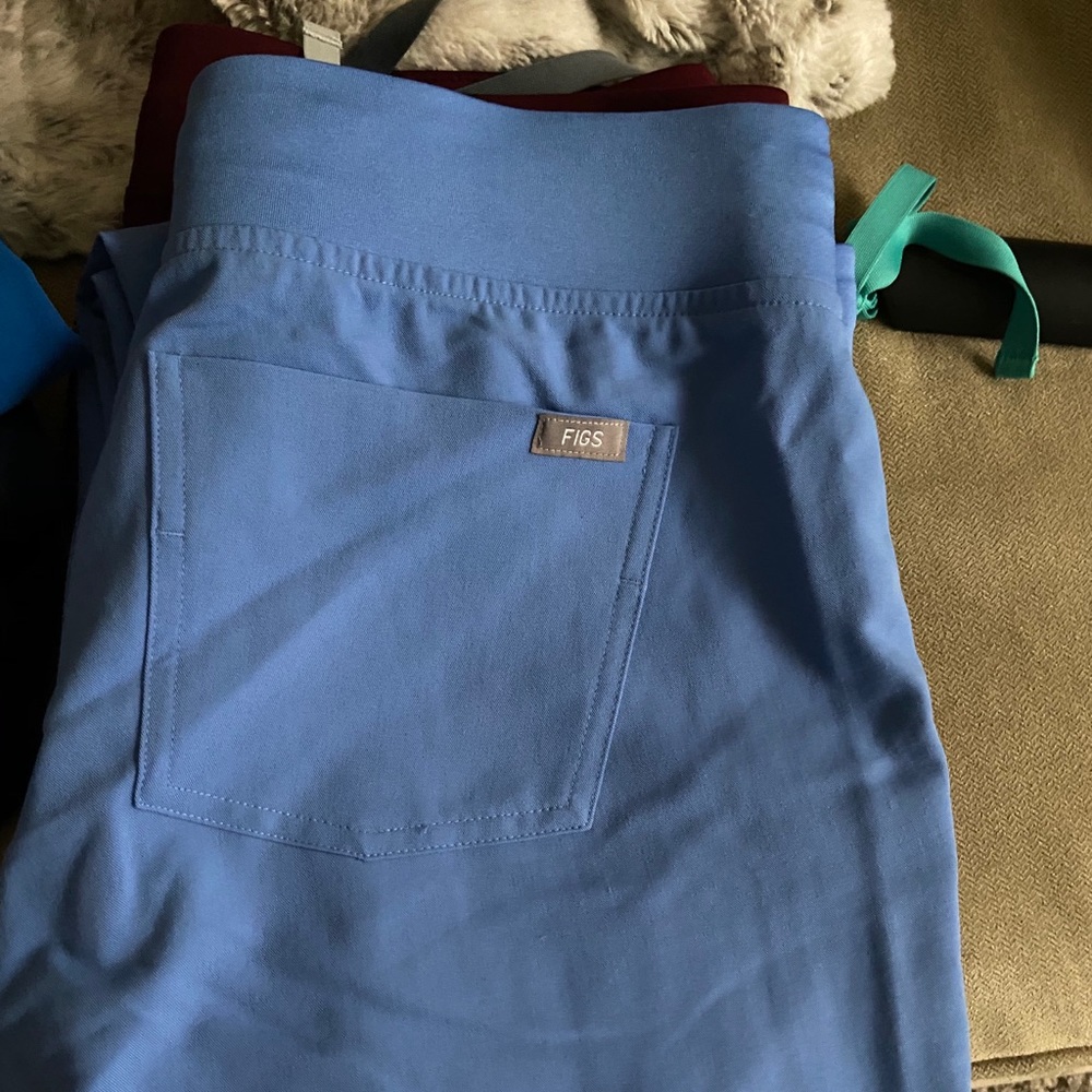 RESERVED LISTING- Ceil Blue and Burgundy Pants